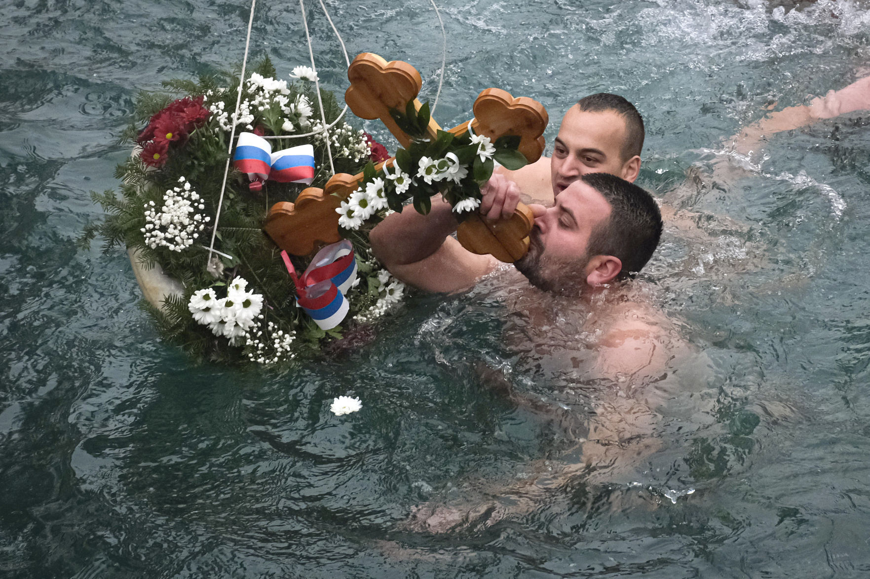 APTOPIX Bosnia Orthodox Epiphany